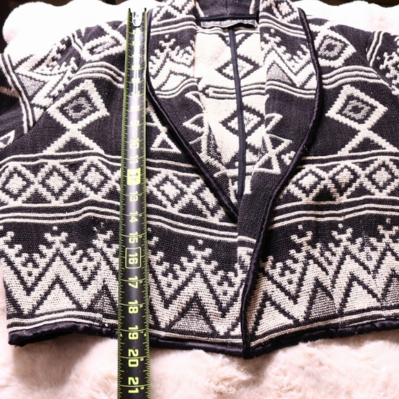 Vintage Western Tapestry Blazer, Crop Aztec by New Identity, XL - Picture 7 of 9